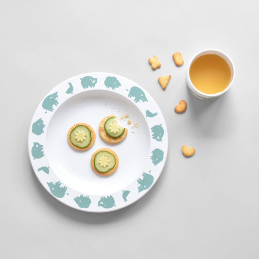 Buddy and Bear GREEN FARM ANIMAL PLATE Buddy and Bear GREEN FARM ANIMAL PLATE Buddy and Bear GREEN FARM ANIMAL PLATE Buddy and Bear GREEN FARM ANIMAL PLATE
