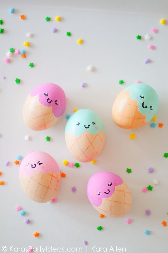 ice cream easter eggs