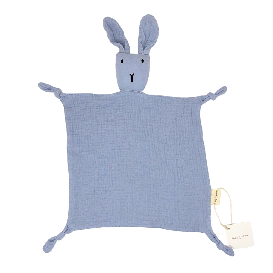 Bunny Lovey Blanket in Blue