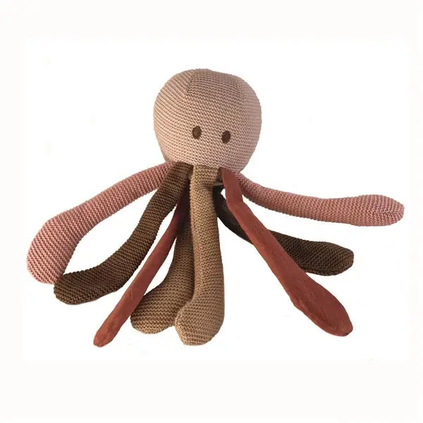 Knitted Octopus Soft Toy