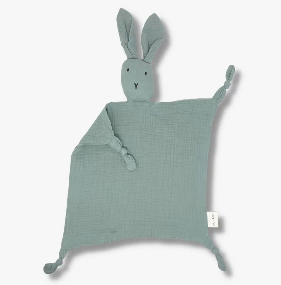 Bunny Lovey Blanket in Green