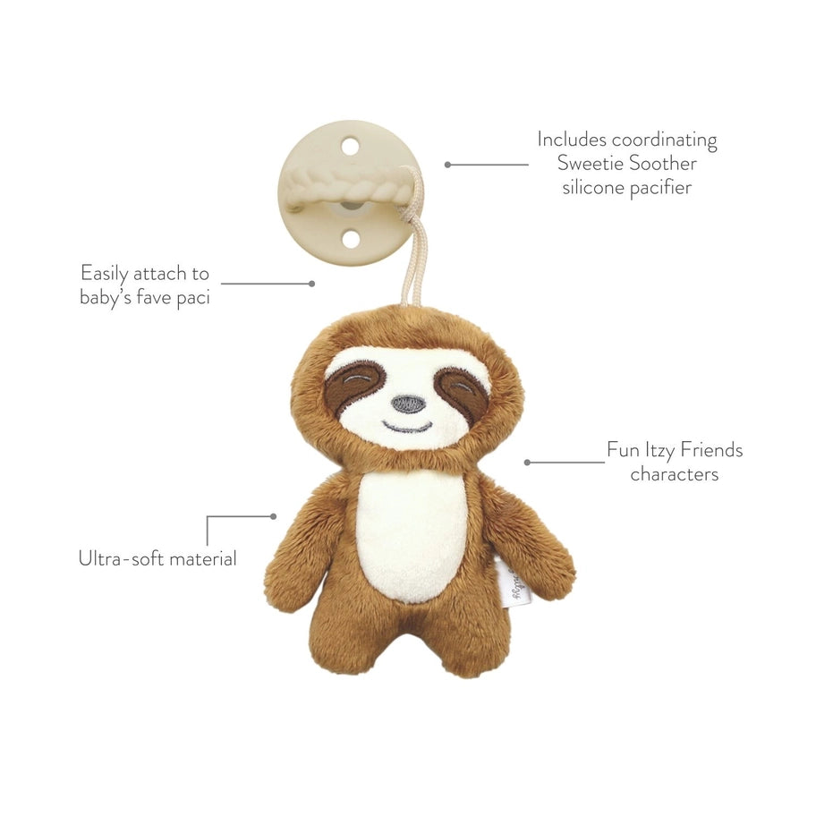 Sweetie Pal™ - Pacifier & Stuffed Animal - Sloth