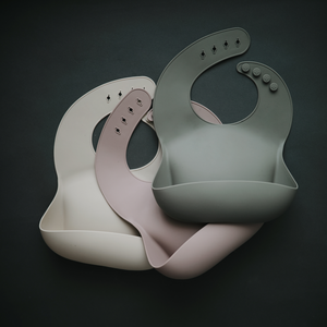 Mushie Silicone Baby Bib 