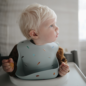 Mushie Silicone Baby Bib 