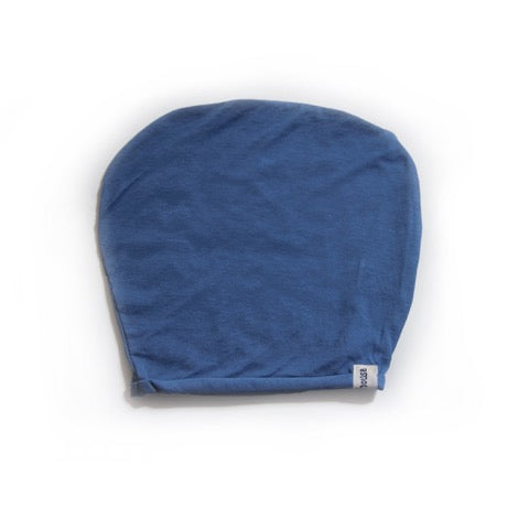 Baby Beanie Hat in Blue on a white background