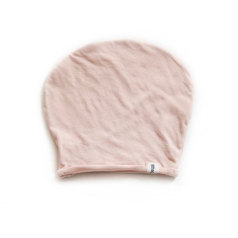 Cotton Baby Hat in Pink on a white background