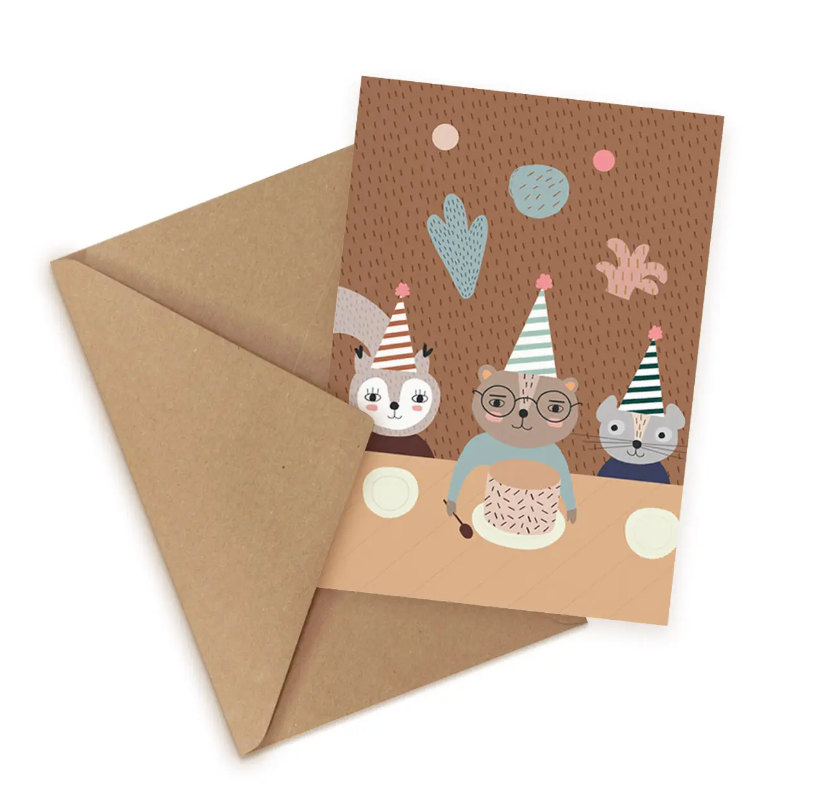 Little Otja Birthday Greeting Card