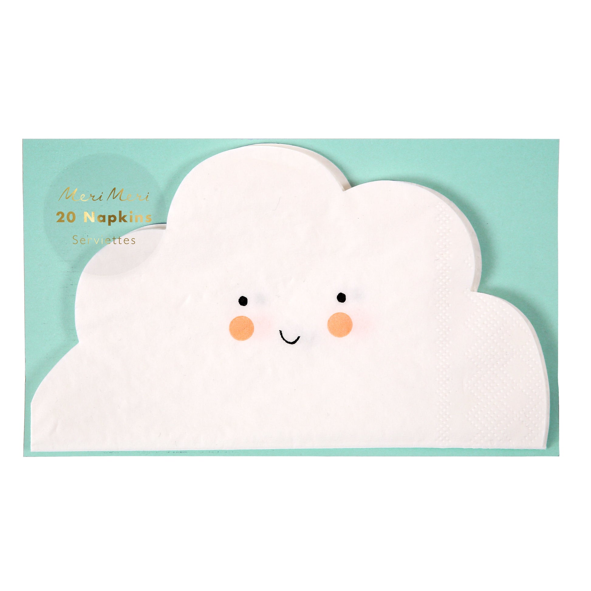 MERI MERI CLOUD SHAPED NAPKIN - sugarloaf